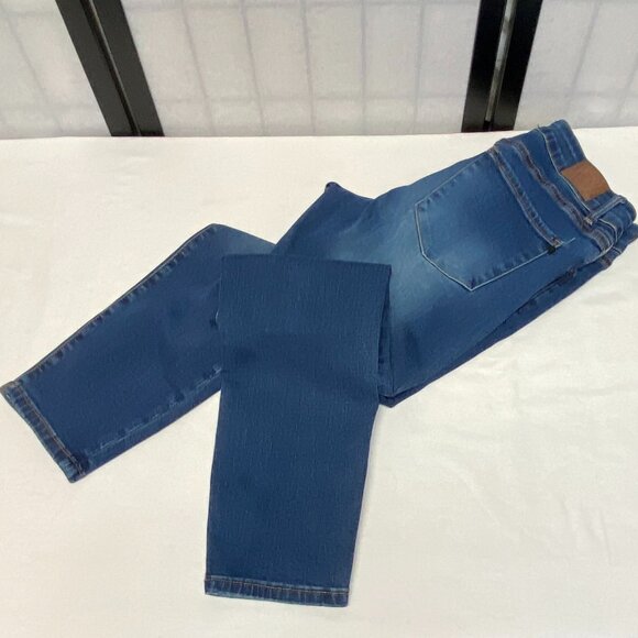 Tahari Mid Rise Chloe Fit Solution Stretch Skinny Denim Jeans Faded Medium Wash - Picture 12 of 16